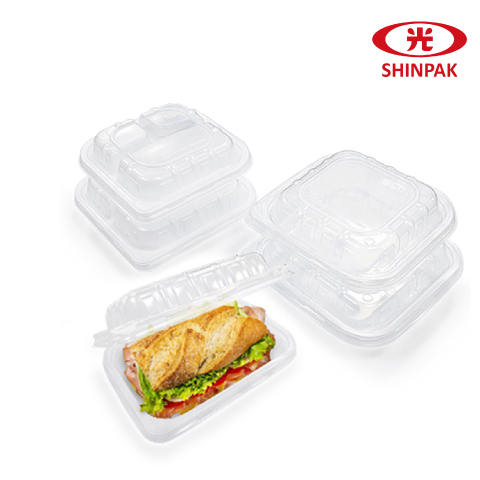 NEW CARRY Simple-PP Clamshell Meal Box_Booth L0006